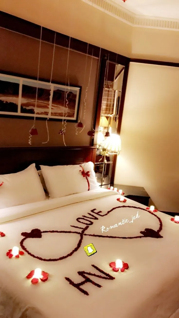 9482 romantic honeymoon bed decoration 3
